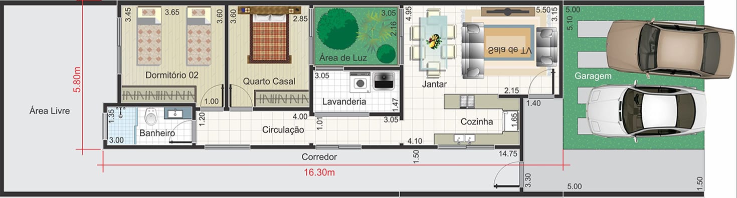 Plano de casa contemporánea - Planos de Casas, Modelos de Casas e Mansiones  e Fachadas de Casas