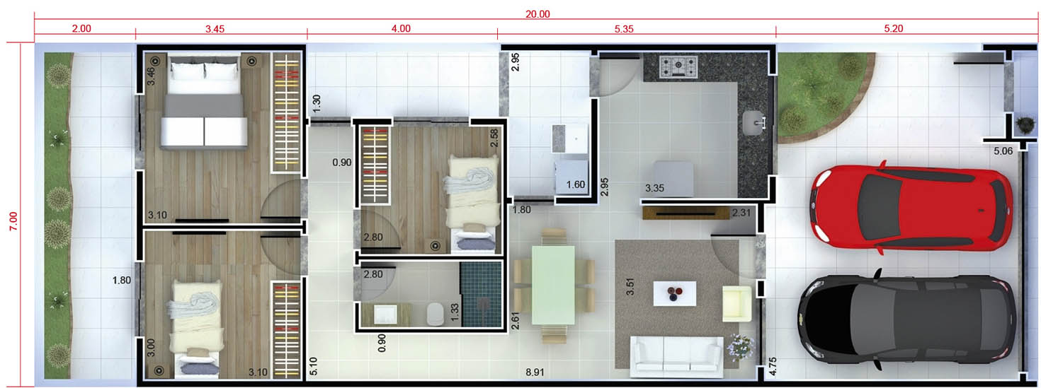 Casa con una fachada en blanco y negro - Planos de Casas, Modelos de Casas  e Mansiones e Fachadas de Casas