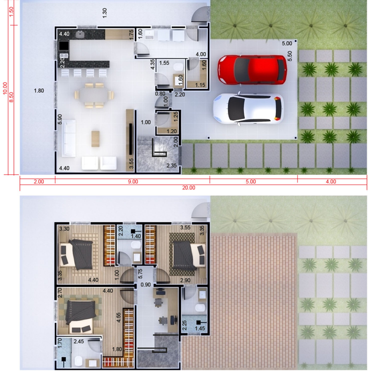 Plano de casa de campo - Planos de Casas, Modelos de Casas e Mansiones e  Fachadas de Casas